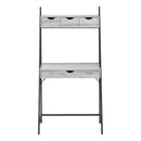 Monarch I 7331 Computer Desk - Grey/Black IMAGE 2