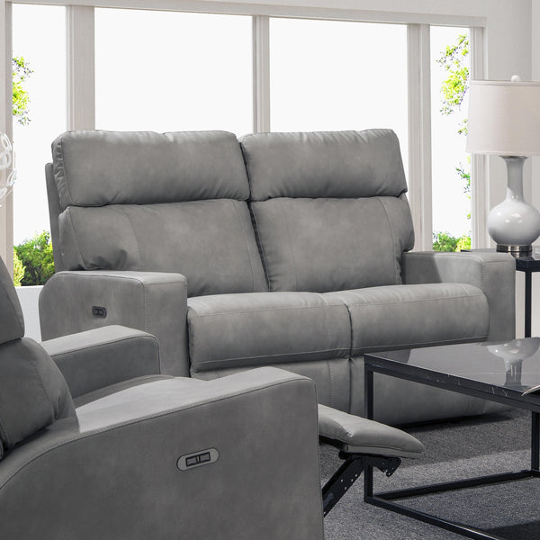 Palliser Fairbrook Power Reclining Fabric Loveseat 41050-4H-DENVER-ASH IMAGE 1