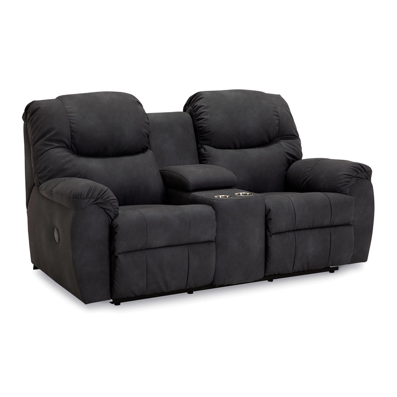 Palliser Whitehorse Reclining Fabric Loveseat with Console 41074-58-DENVER-COAL IMAGE 2