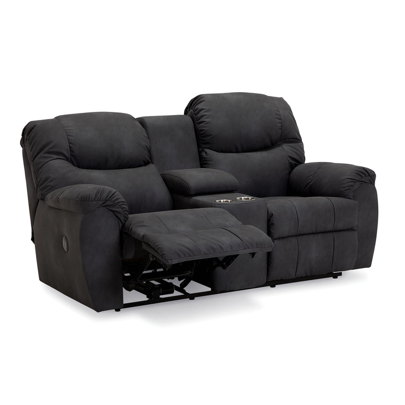 Palliser Whitehorse Reclining Fabric Loveseat with Console 41074-58-DENVER-COAL IMAGE 4