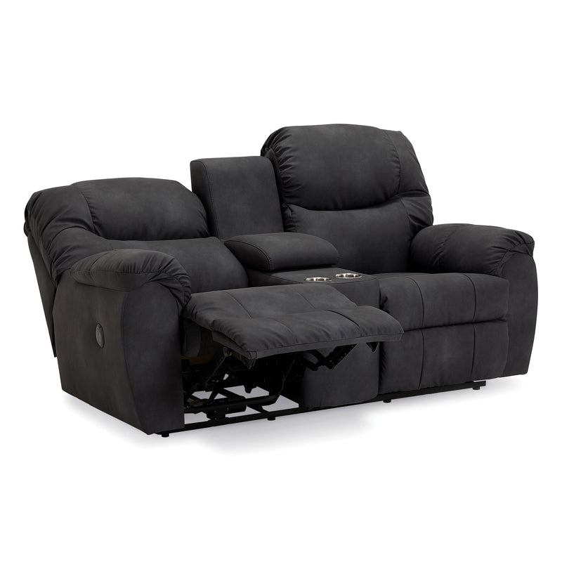 Palliser Whitehorse Reclining Fabric Loveseat with Console 41074-58-DENVER-COAL IMAGE 5