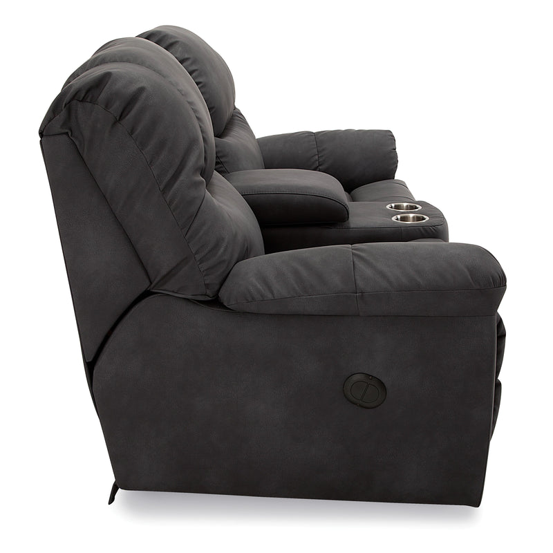 Palliser Whitehorse Reclining Fabric Loveseat with Console 41074-58-DENVER-COAL IMAGE 6