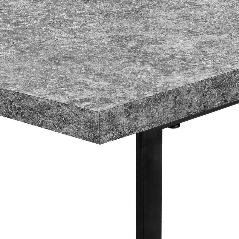 Monarch I 7526 Computer Desk - Grey Stone-Look/Black IMAGE 6