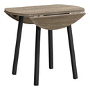 Monarch I 1003 3 pc Dining Set - Dark Taupe/Black IMAGE 3