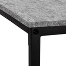 Monarch I 7392 58" Computer Desk - Grey Stone-Look/Black IMAGE 6