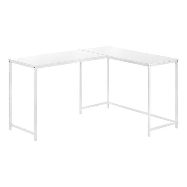 Monarch I 7395 58" Computer Desk - White/White IMAGE 1