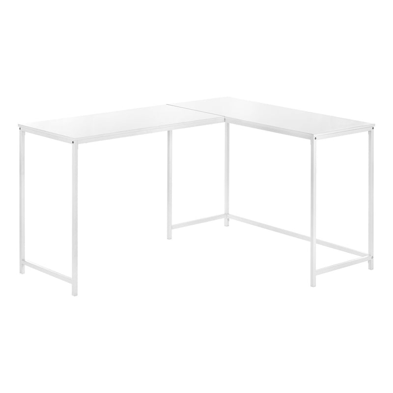 Monarch I 7395 58" Computer Desk - White/White IMAGE 1