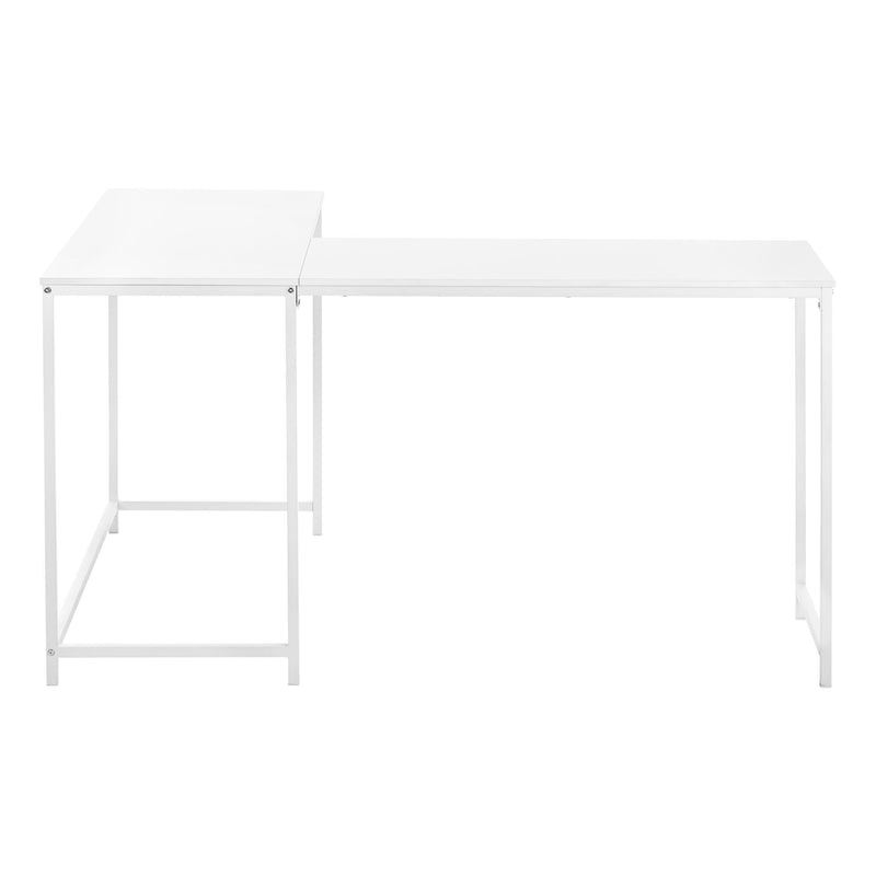 Monarch I 7395 58" Computer Desk - White/White IMAGE 2