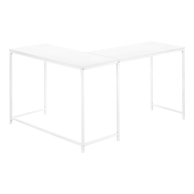 Monarch I 7395 58" Computer Desk - White/White IMAGE 5