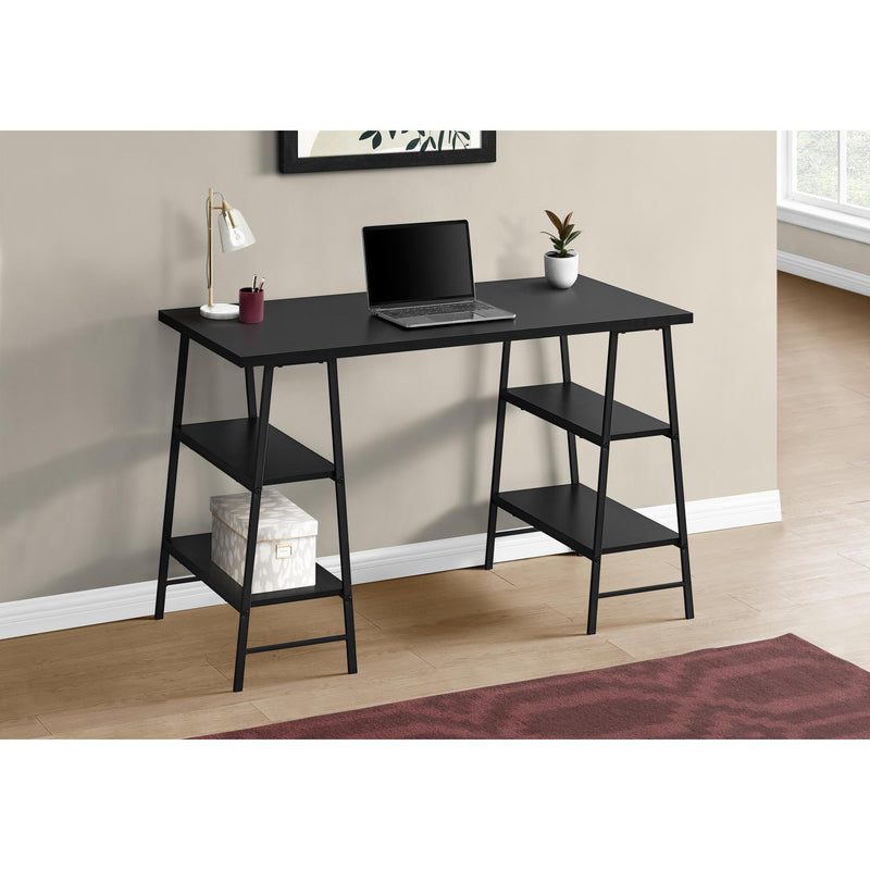 Monarch I 7522 Computer Desk - Black/Black IMAGE 2