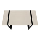 Monarch I 7659 Computer Desk - Modern Taupe/Black IMAGE 3