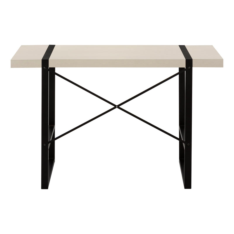 Monarch I 7659 Computer Desk - Modern Taupe/Black IMAGE 5