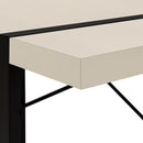 Monarch I 7659 Computer Desk - Modern Taupe/Black IMAGE 6