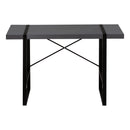 Monarch I 7660 Computer Desk - Modern Grey/Black IMAGE 2