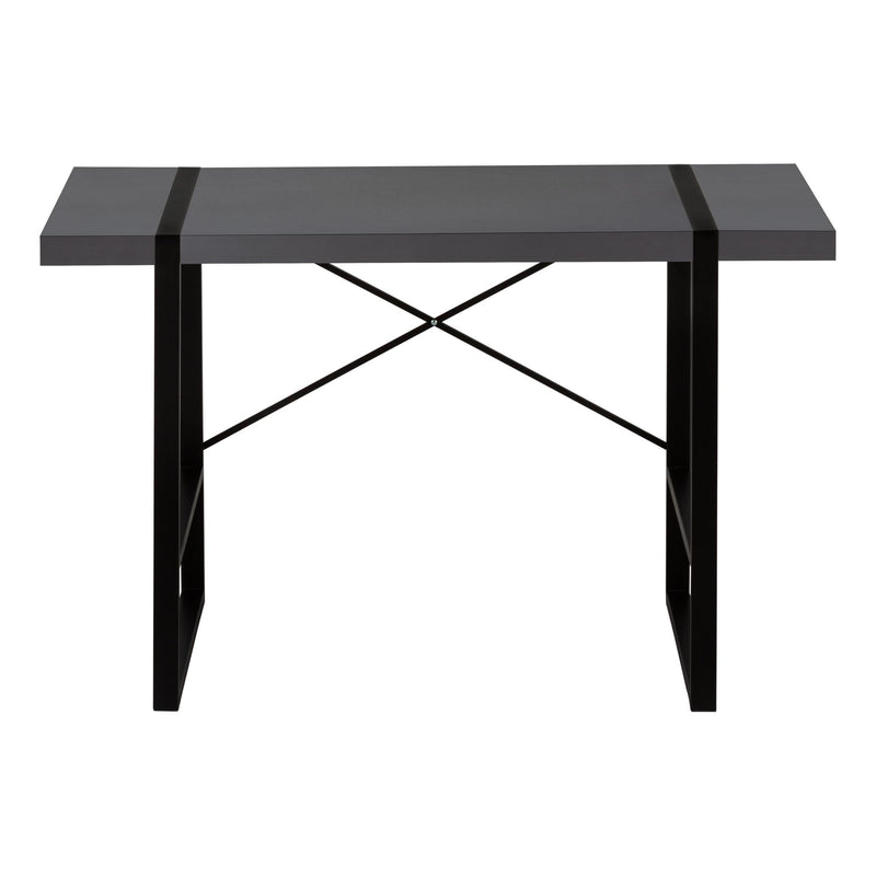 Monarch I 7660 Computer Desk - Modern Grey/Black IMAGE 2