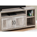 Monarch I 2742 60" TV Stand - Taupe IMAGE 3