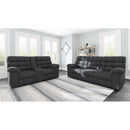  Signature Design by Ashley Wilhurst Reclining Fabric Loveseat with Console 5540394 IMAGE 7