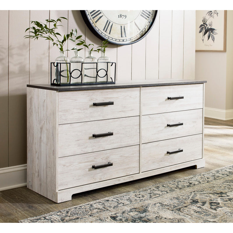 Signature Design by Ashley Shawburn 6-Drawer Dresser EB4121-131 IMAGE 5