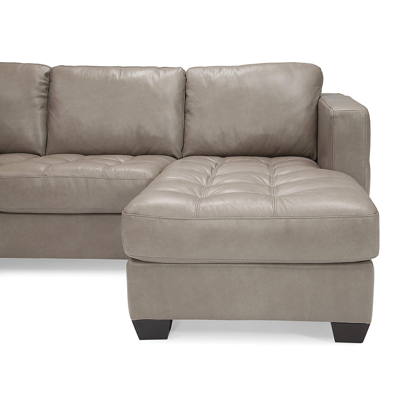 Palliser Barrett Leather 3 pc Sectional 77558-14/77558-15/77558-39-ALLEGRO-CHROME IMAGE 5