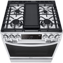  LG 30-inch Slide-In Gas Range with Air Fry LSGL6335F IMAGE 6