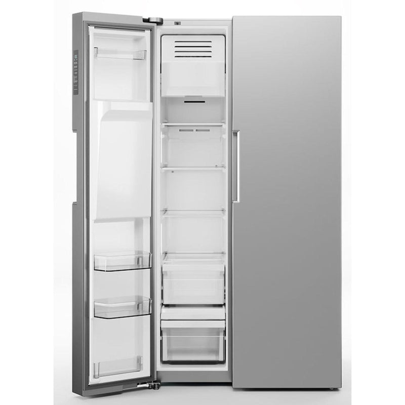 Midea 36-inch, 26.3 cu.ft. Freestanding Side-by-Side Refrigerator with External Water and Ice Dispensing System MRS26D5AST IMAGE 2