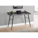 Monarch I 7540 Computer Desk - Grey Stone-Look/Black IMAGE 8