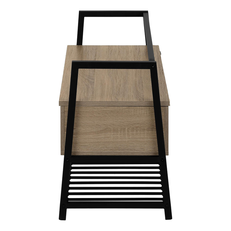 Monarch I 4501 Bench - Dark Taupe/Black IMAGE 3