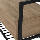 Monarch I 4501 Bench - Dark Taupe/Black IMAGE 6