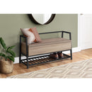 Monarch I 4501 Bench - Dark Taupe/Black IMAGE 9
