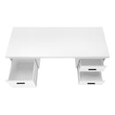 Monarch I 7631 Computer Desk - White/Black IMAGE 5