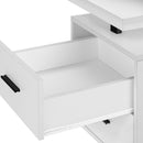 Monarch I 7631 Computer Desk - White/Black IMAGE 7