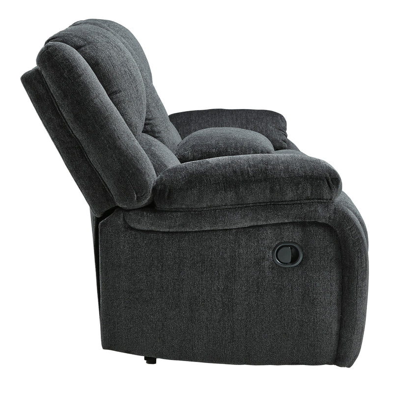 Signature Design by Ashley Draycoll Reclining Fabric Loveseat with Console 7650494C IMAGE 4