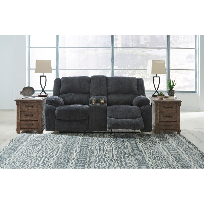 Signature Design by Ashley Draycoll Power Reclining Fabric Loveseat with Console 7650496C IMAGE 6