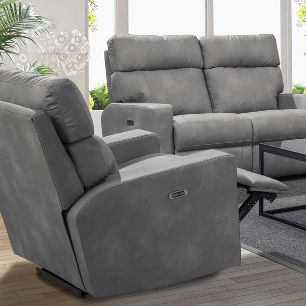 Palliser Fairbrook Power Rocker Fabric Recliner 41050-39-DENVER-ASH IMAGE 1