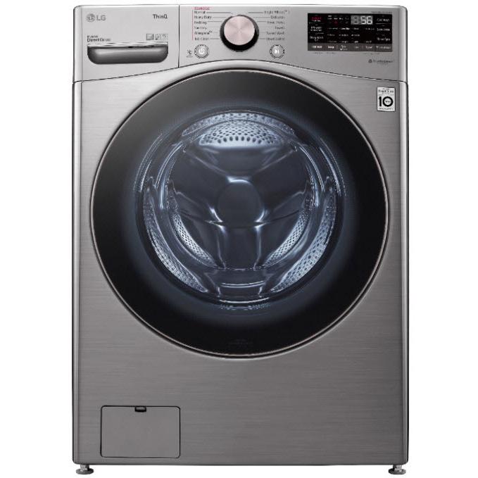 LG 5.2 cu.ft. Front Loading Washer with ThinQ™ Technology WM3850HVA IMAGE 1