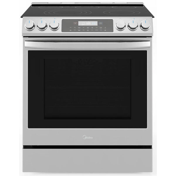 Midea 30-inch Slide-in Electric Range with True Convection MESE30S4AST IMAGE 1