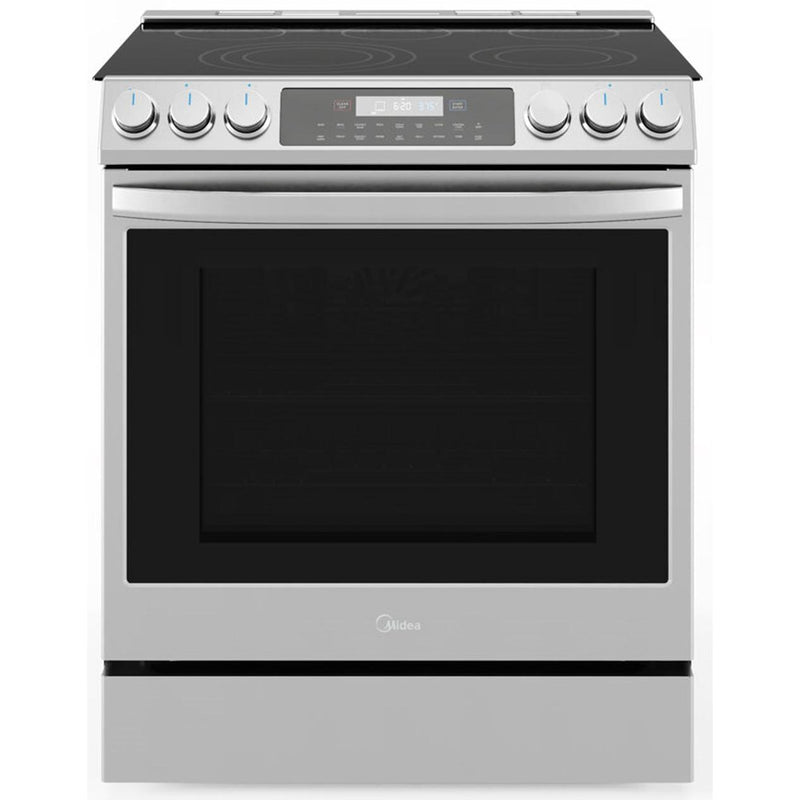 Midea 30-inch Slide-in Electric Range with True Convection MESE30S4AST IMAGE 1