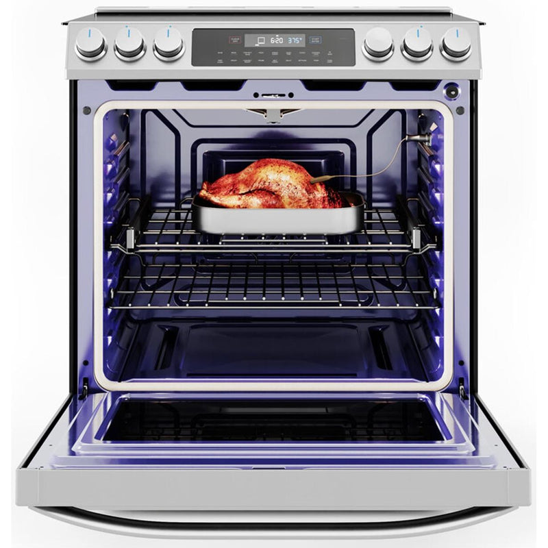 Midea 30-inch Slide-in Electric Range with True Convection MESE30S4AST IMAGE 3