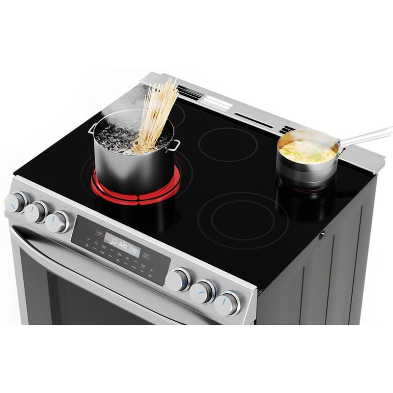 Midea 30-inch Slide-in Electric Range with True Convection MESE30S4AST IMAGE 6