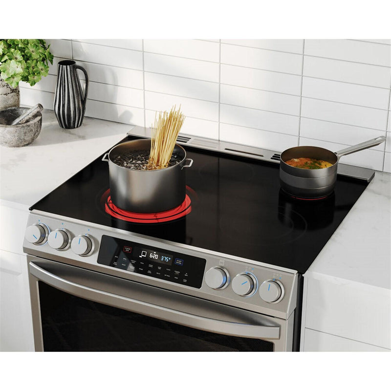 Midea 30-inch Slide-in Electric Range with True Convection MESE30S4AST IMAGE 9