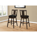 Monarch I 1230 Swivel Bar Stool - Espresso/Black IMAGE 2