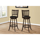 Monarch I 1236 Swivel Bar Stool - Espresso/Black IMAGE 2