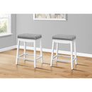 Monarch I 1263 Counter Stool - Grey/White IMAGE 2
