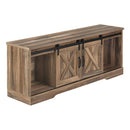 Monarch I 2748 60" TV Stand - Brown Reclaimed-Look IMAGE 1