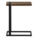 Monarch I 2853 Accent Table - Brown Reclaimed Wood-Look/Black Metal IMAGE 2
