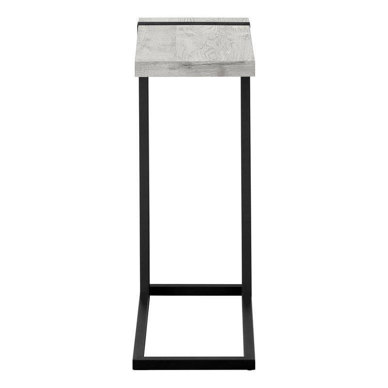 Monarch I 2858 Accent Table - Gray Reclaimed Wood-Look/Black Metal IMAGE 3