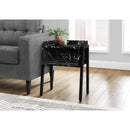 Monarch I 3590 Accent Table - Black Marble/Black Metal IMAGE 2