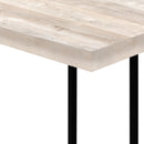 Monarch I 3632 Accent Table - Taupe Reclaimed Wood/Black Metal IMAGE 6