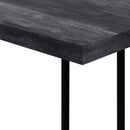 Monarch I 3633 Accent Table - Black Reclaimed Wood/Black Metal IMAGE 6