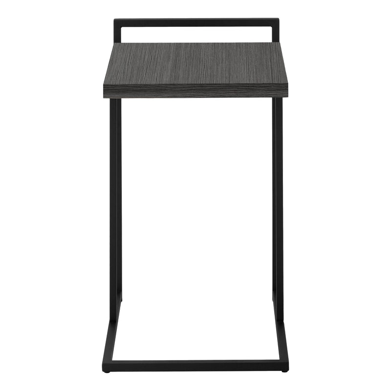 Monarch I 3634 Accent Table - Gray/Black Metal IMAGE 3